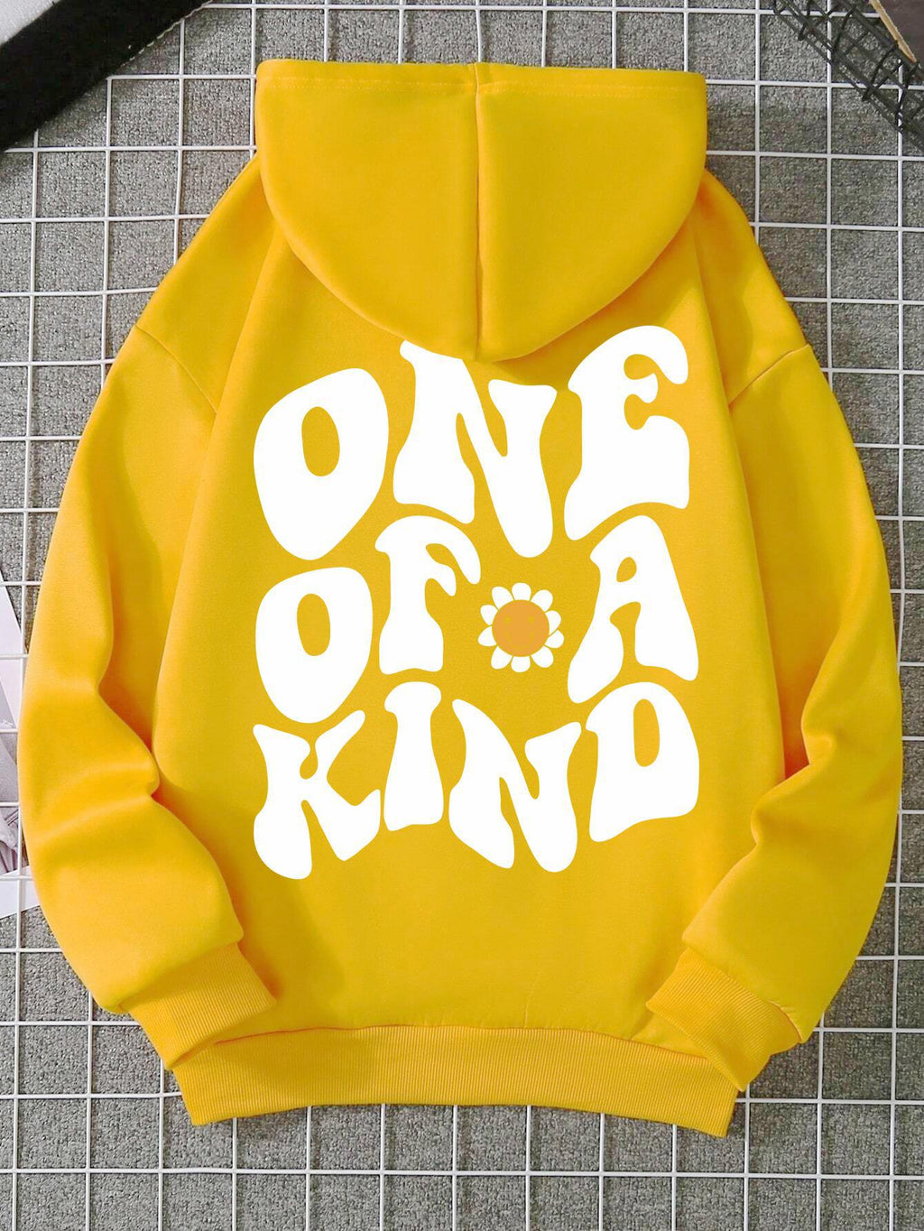 Hoodie för dam – huvtröja med “ONE OF A KIND”-tryck